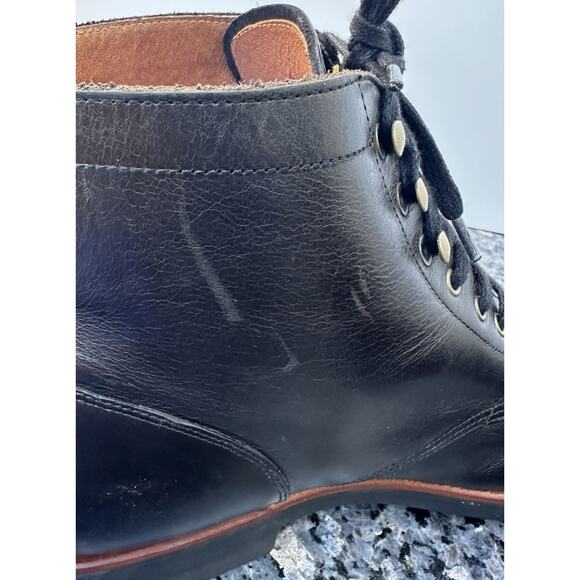 J Crew Kenton F4446 Black Leather Cap Toe Boots Men’s Size 12 main image 13